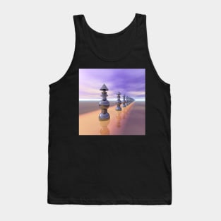 Conical Geometric Progression Tank Top